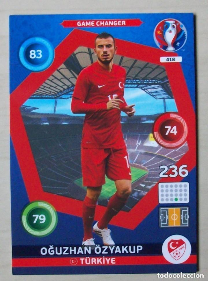 Cromos de f&uacute;tbol: 418 OZYAKUP TURQUIA FICHAS ALBUM ADRENALYN XL EUROCOPA FRANCIA 2016