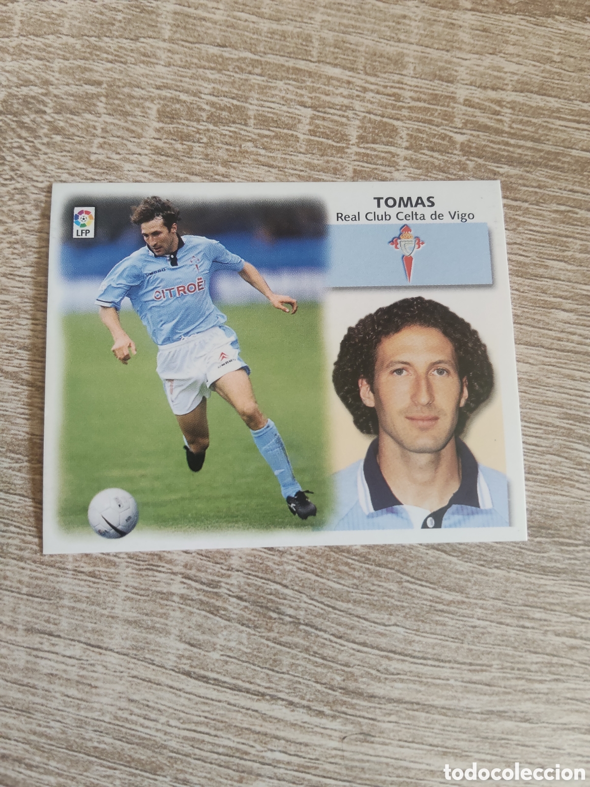 Fu&szlig;ball-Sticker: Tomas Celta de Vigo liga 1999 2000 99 00 ediciones este