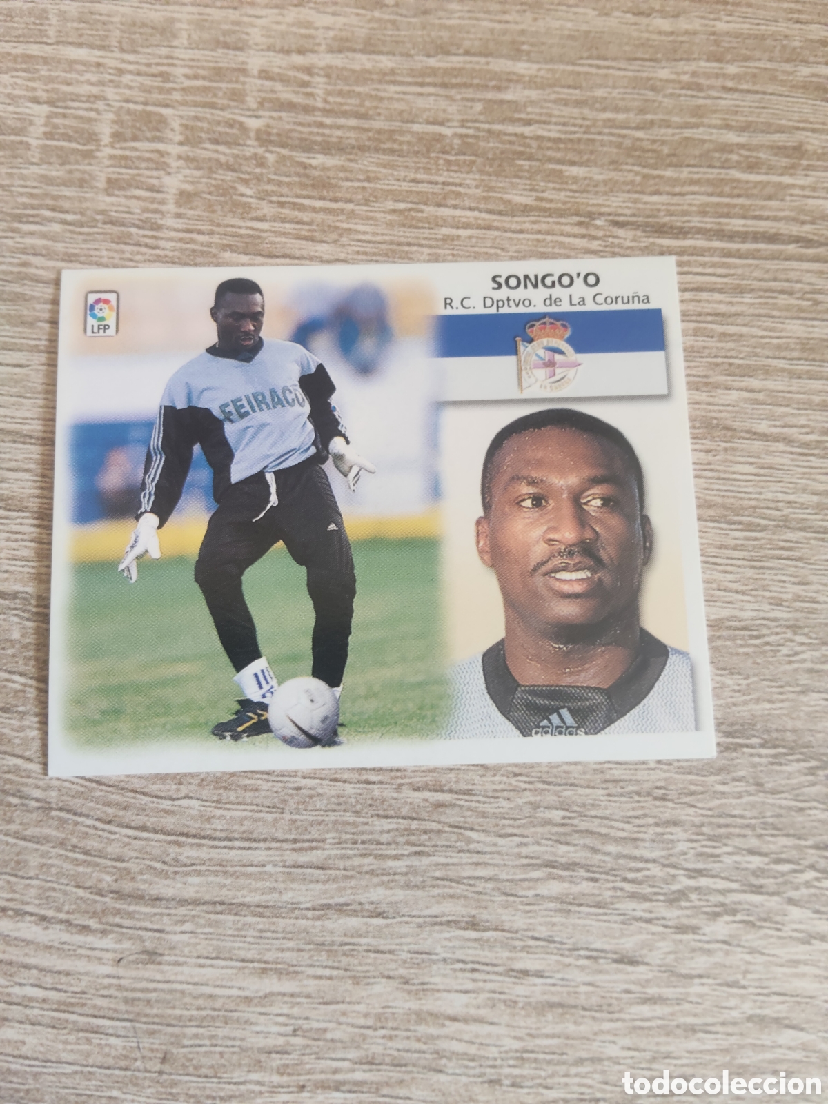 Fu&szlig;ball-Sticker: Songo'o Deportivo de la Coru&ntilde;a liga 1999 2000 99 00 ediciones este