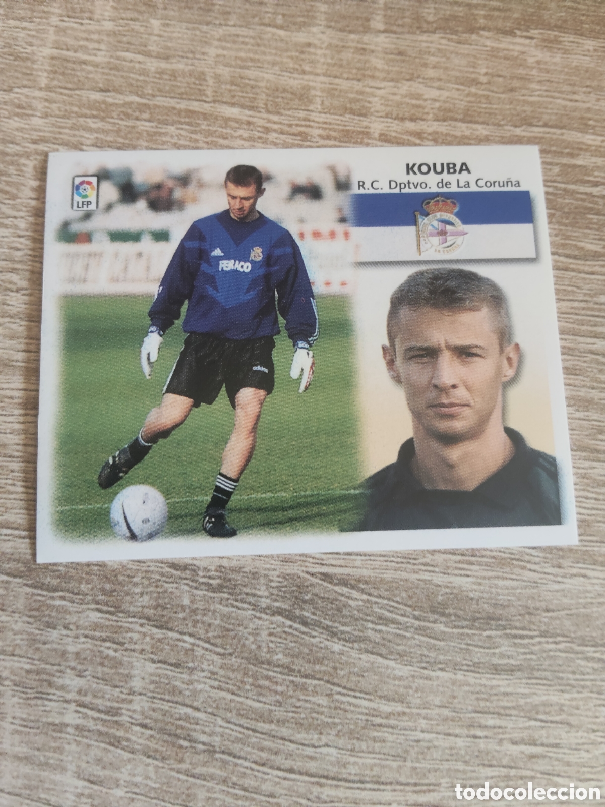 Fu&szlig;ball-Sticker: Kouba Deportivo de la Coru&ntilde;a liga 1999 2000 99 00 ediciones este