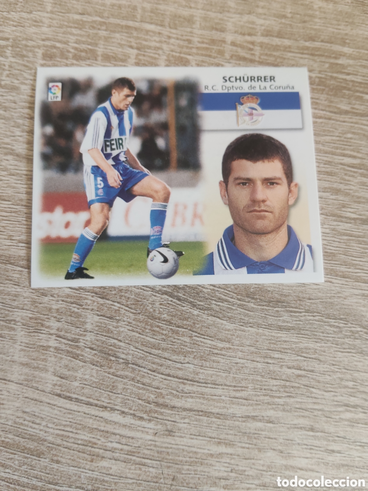 Cromos de f&uacute;tbol: Schurrer Deportivo de la Coru&ntilde;a liga 1999 2000 99 00 ediciones este