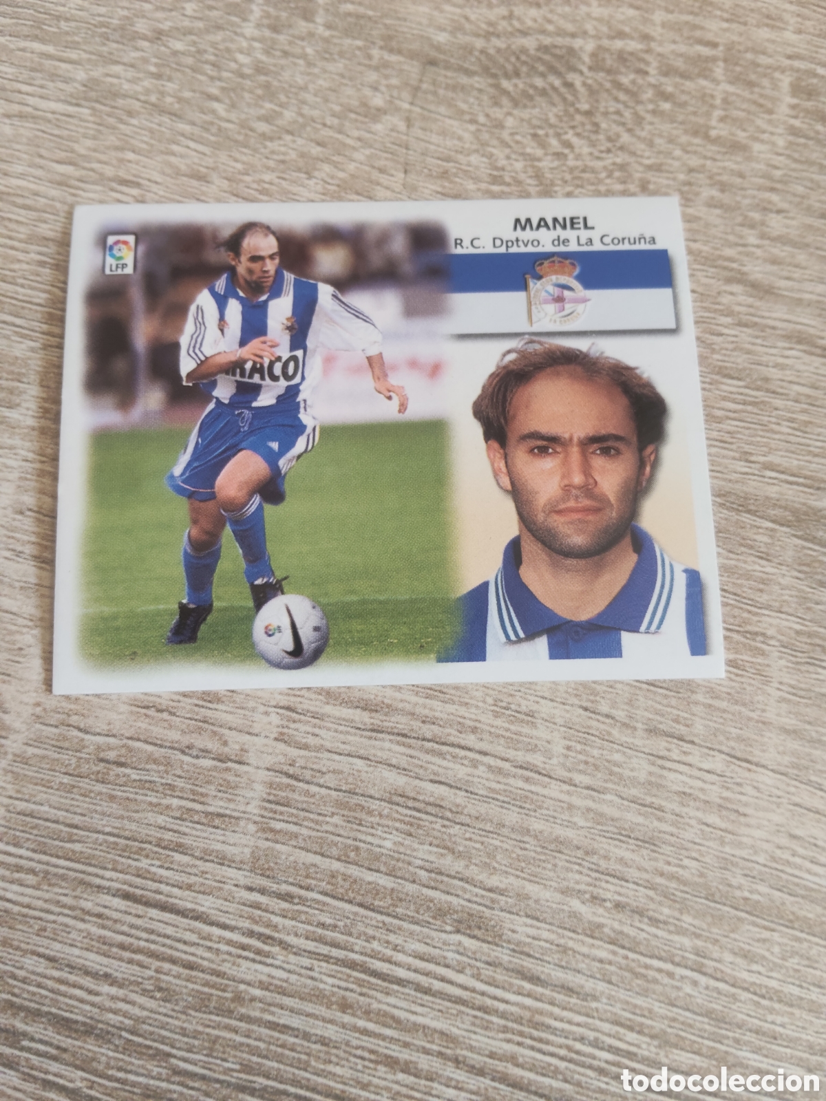 Cromos de f&uacute;tbol: Manel Deportivo de la Coru&ntilde;a liga 1999 2000 99 00 ediciones este