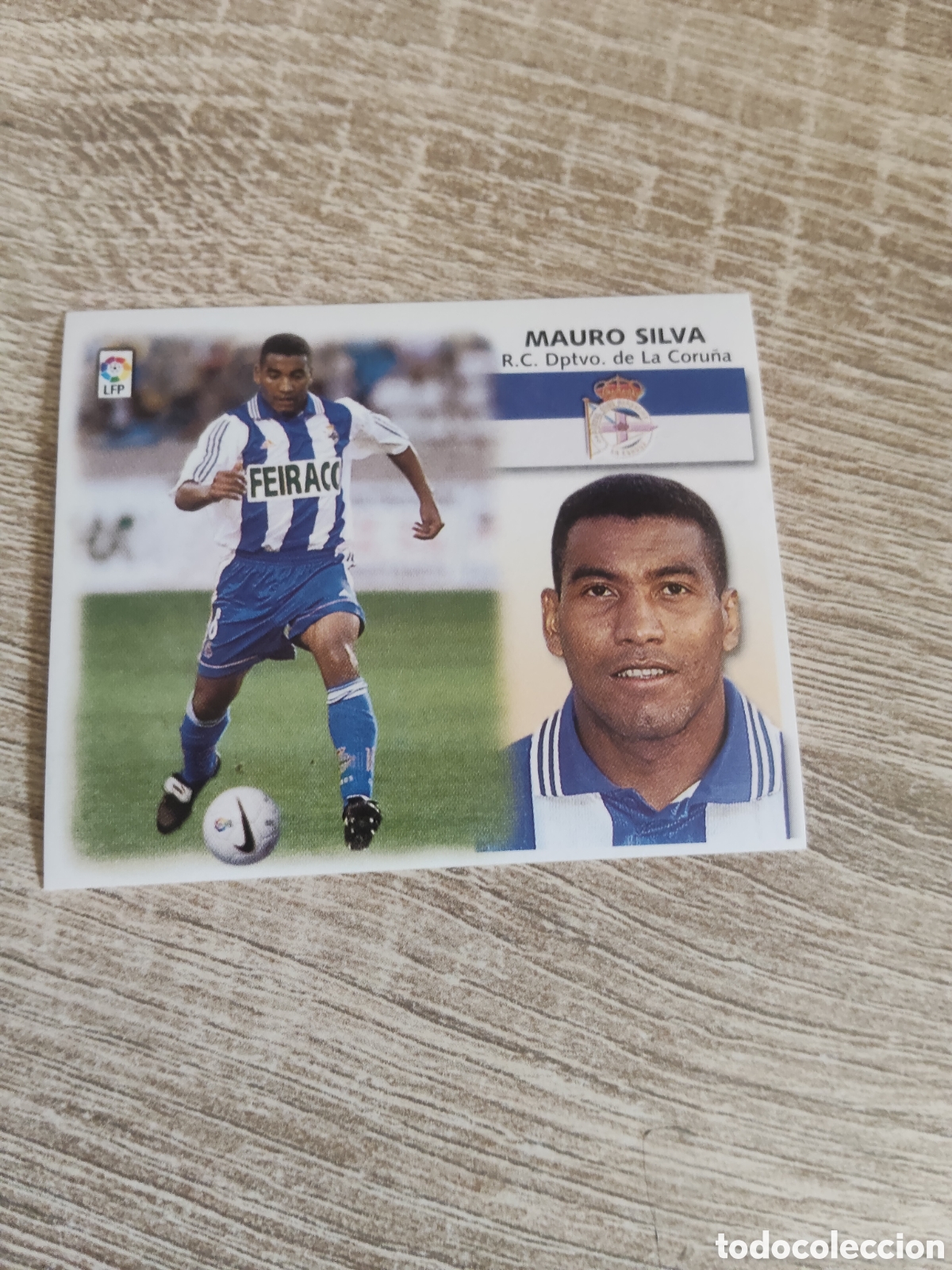 Cromos de f&uacute;tbol: Mauro Silva Deportivo de la Coru&ntilde;a liga 1999 2000 99 00 ediciones este
