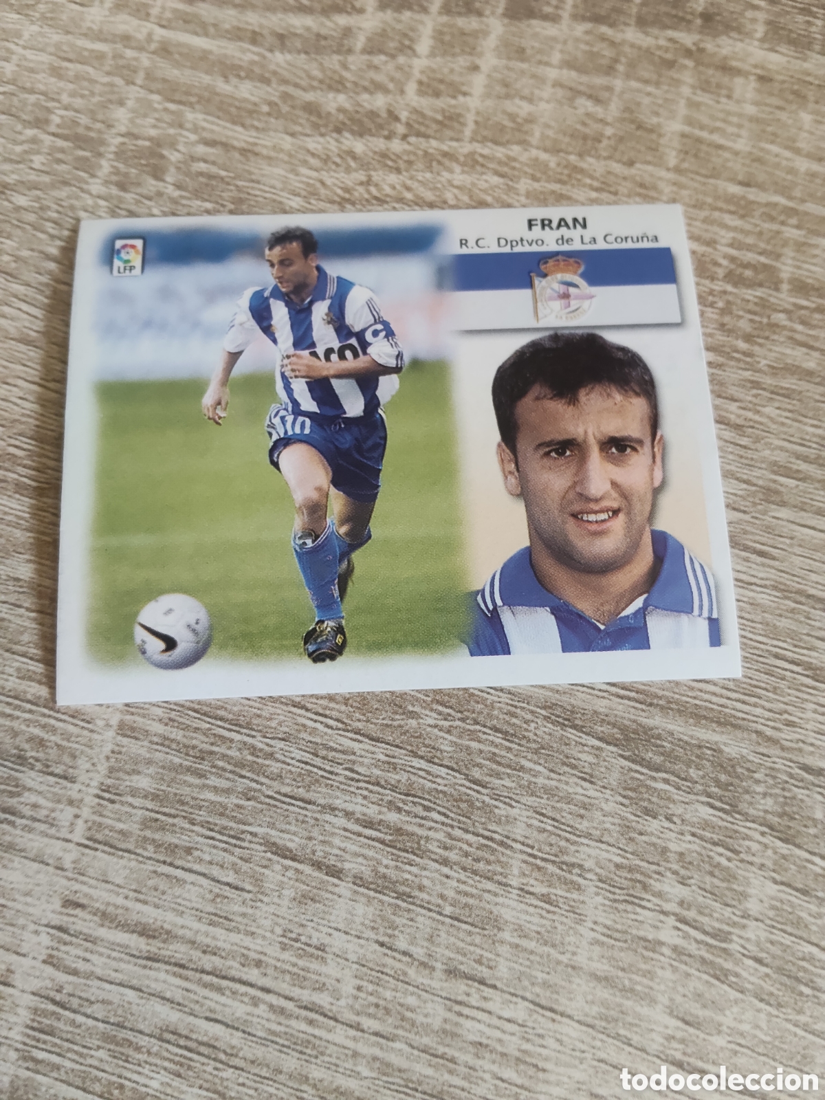 Cromos de f&uacute;tbol: Fran Deportivo de la Coru&ntilde;a liga 1999 2000 99 00 ediciones este