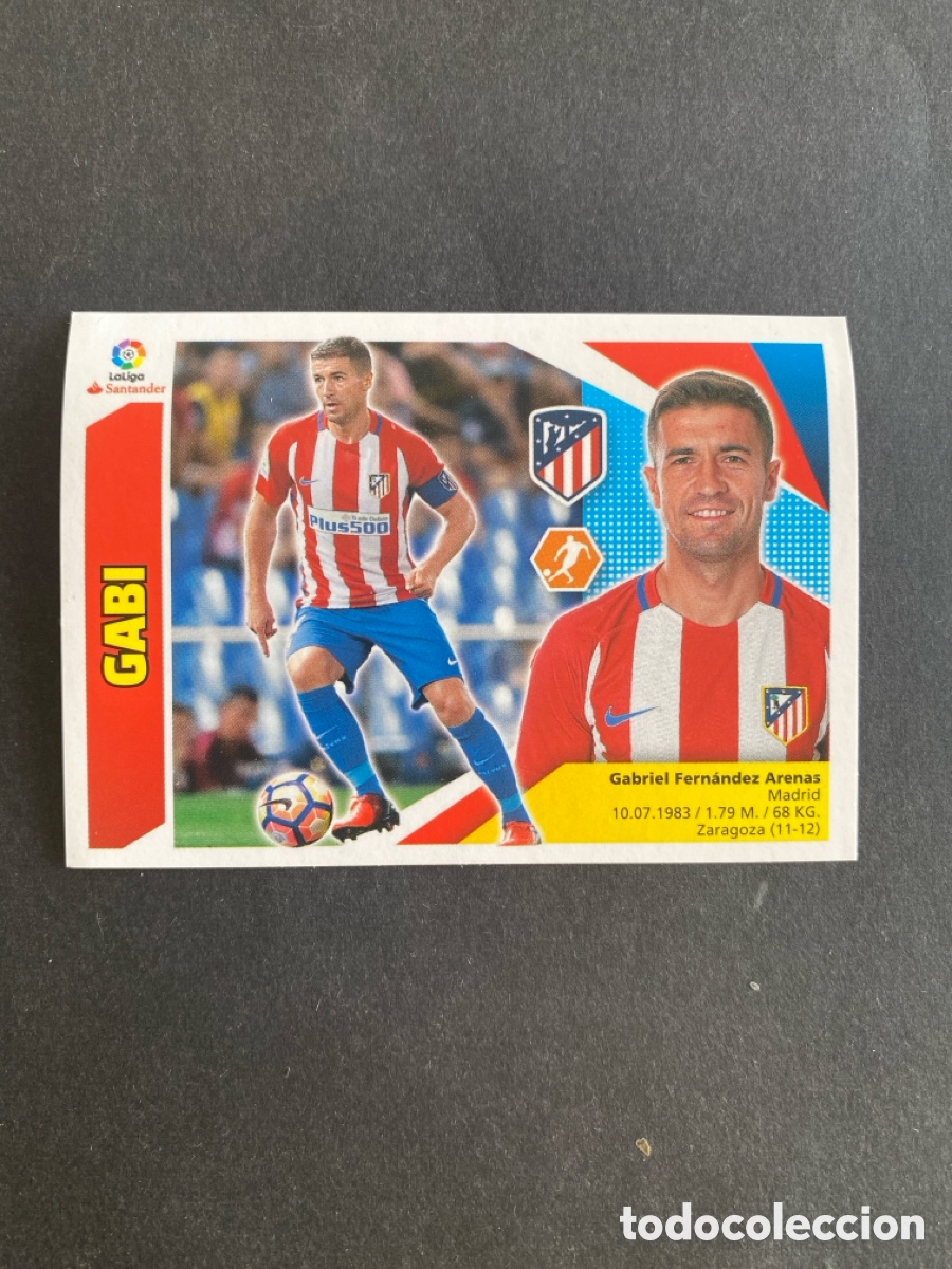 Cromos de f&uacute;tbol: Cromo liga 17/18 Atl&eacute;tico de Madrid N* 8