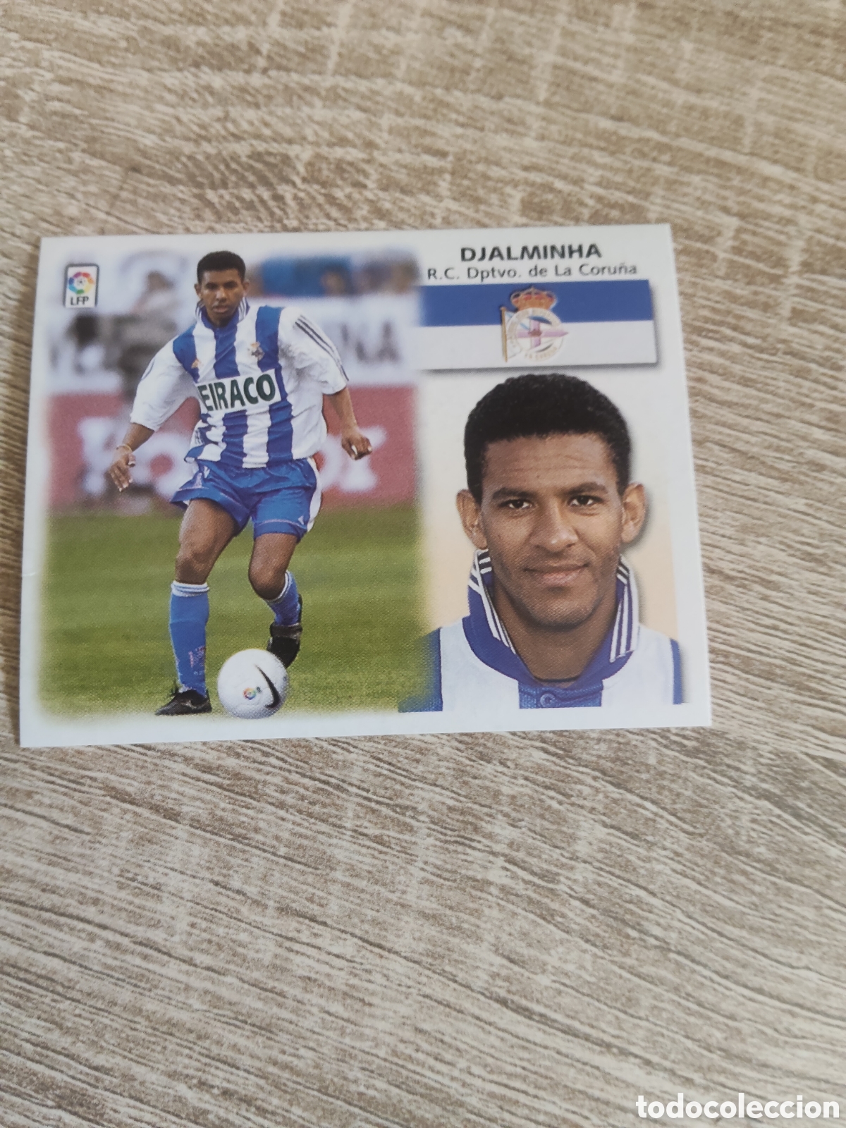 Cromos de f&uacute;tbol: Djalminha Deportivo de la Coru&ntilde;a liga 1999 2000 99 00 ediciones este