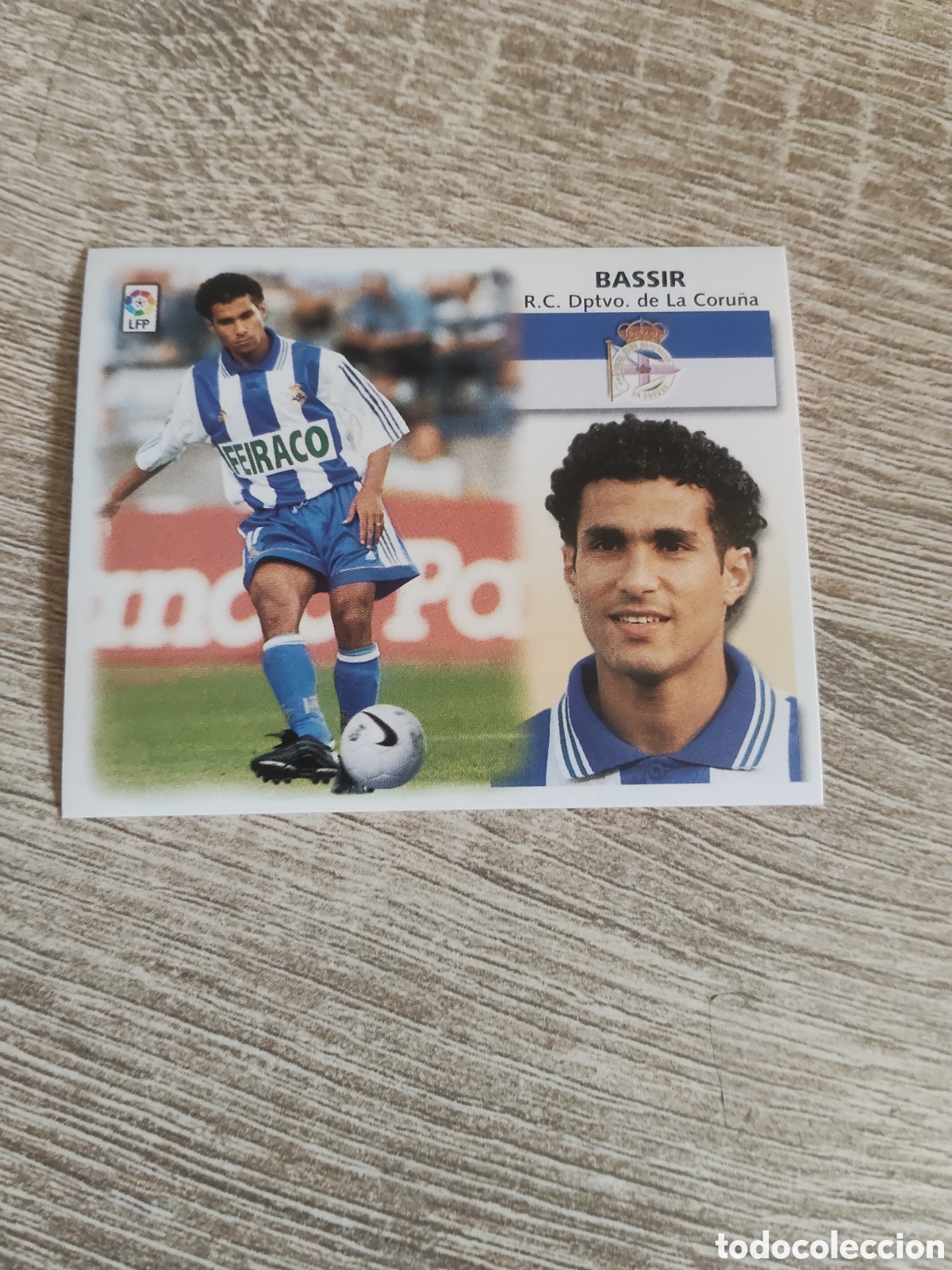 Cromos de f&uacute;tbol: Bassir Deportivo de la Coru&ntilde;a liga 1999 2000 99 00 ediciones este