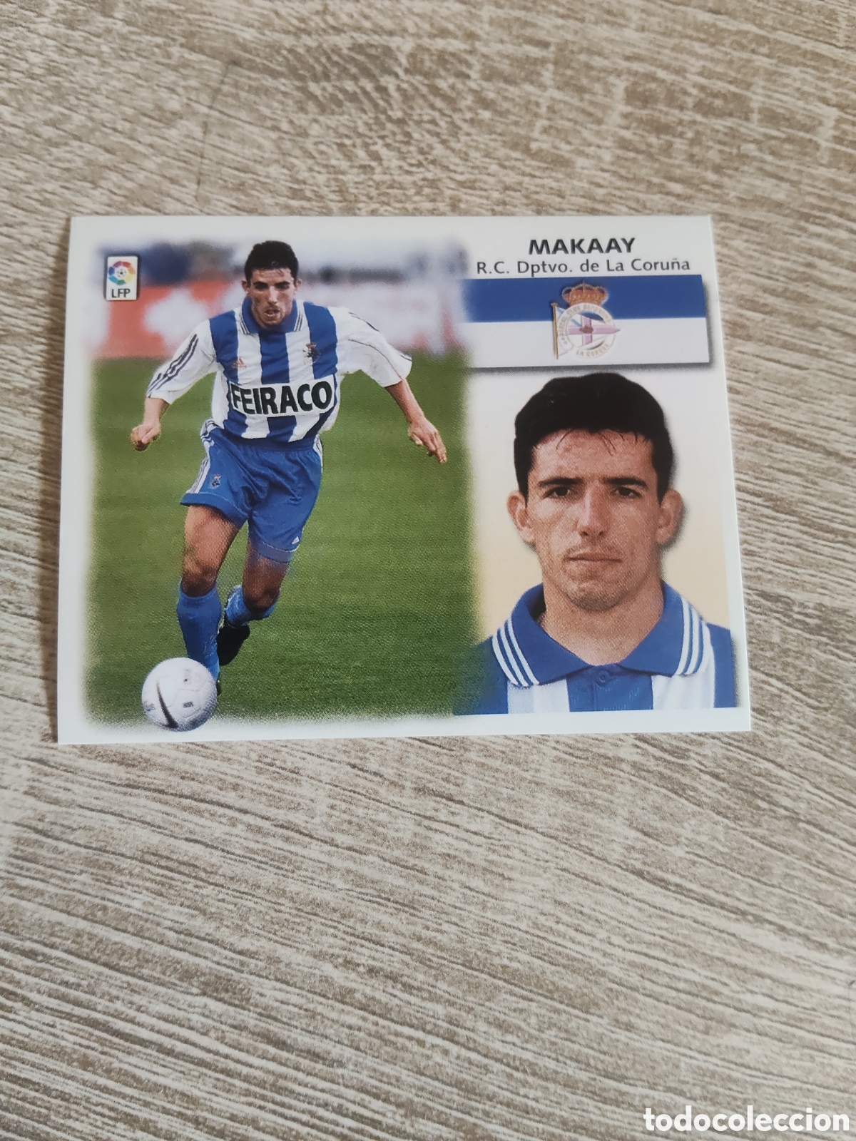 Cromos de f&uacute;tbol: Makaay Deportivo de la Coru&ntilde;a liga 1999 2000 99 00 ediciones este