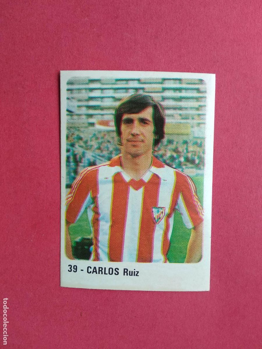 Cromos de f&uacute;tbol: EDITORIAL CROMO CROM PANINI LIGA 80 81 1980 1981 DESPEGADO ATHLETIC CLUB DE BILBAO N&ordm; 39 CARLOS RUIZ