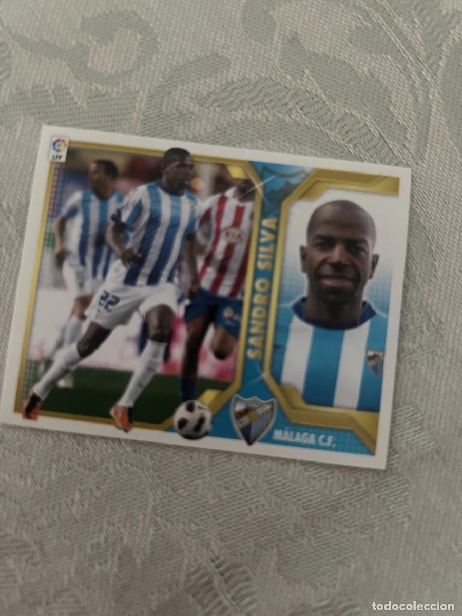 Cromos de f&uacute;tbol: SANDRO SILVA BAJA 9B M&Aacute;LAGA SIN PEGAR ALBUM ESTE LIGA 2011 - 2012