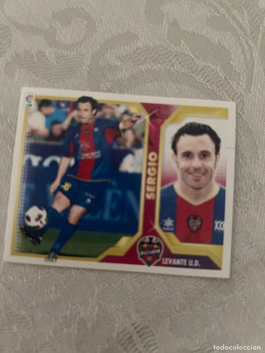 Cromos de f&uacute;tbol: SERGIO LEVANTE BAJA SIN PEGAR ALBUM ESTE LIGA 2011 - 2012