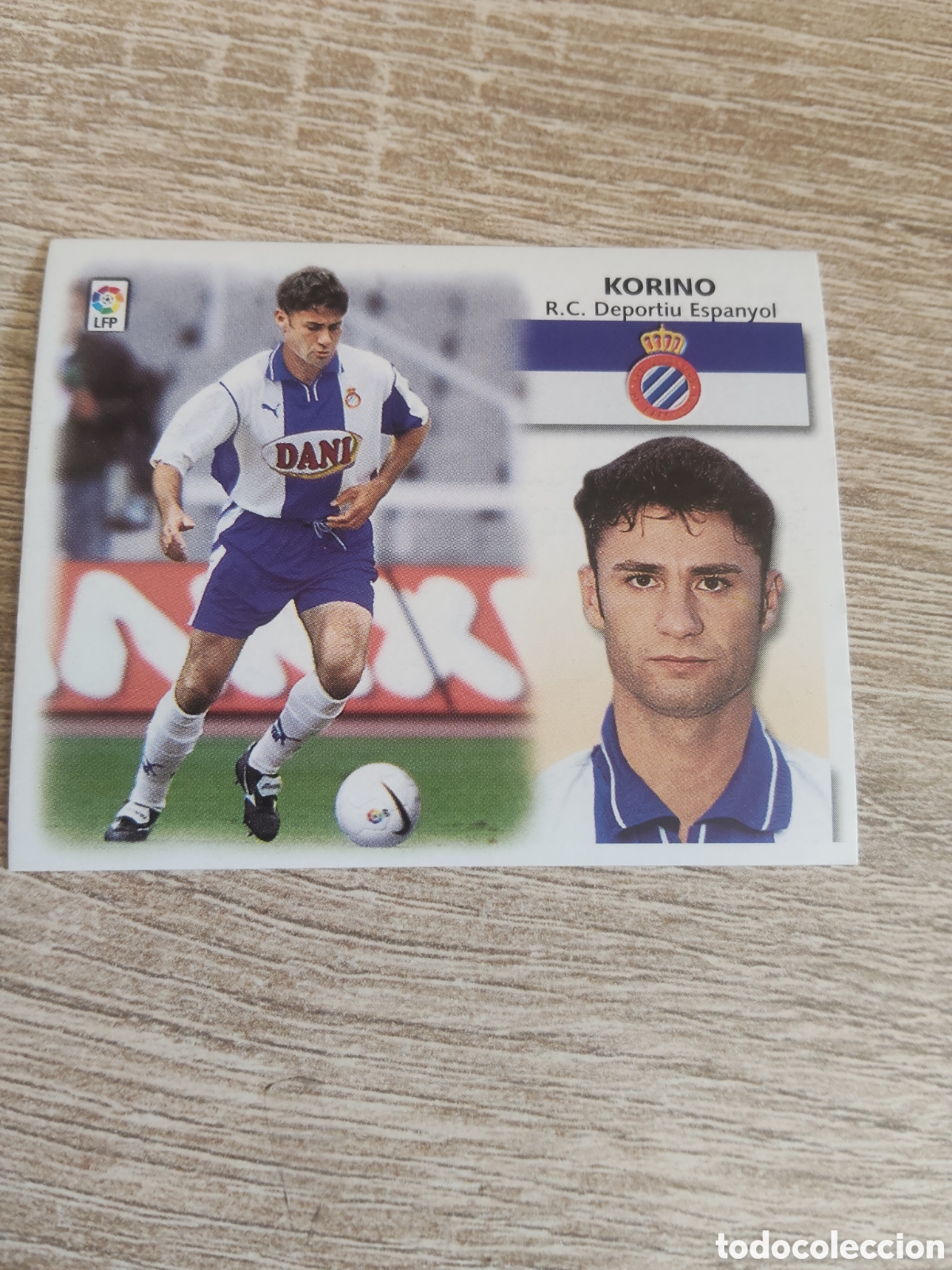 Cromos de f&uacute;tbol: Korino Espanyol liga 1999 2000 99 00 ediciones este