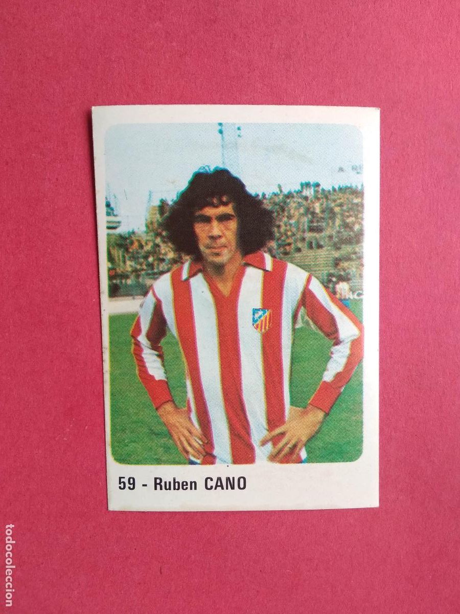 Cromos de f&uacute;tbol: EDITORIAL CROMO CROM PANINI LIGA 80 81 1980 1981 DESPEGADO ATLETICO DE MADRID N&ordm; 59 RUBEN CANO