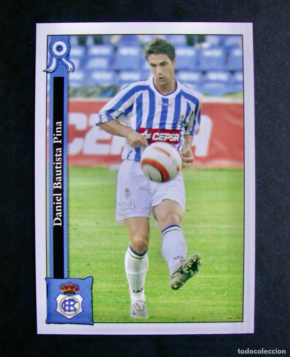 Cromos de f&uacute;tbol: 742 DANI BAUTISTA RECREATIVO / FICHAS DE LA LIGA 2005 2006 05 06 / MUNDICROMO