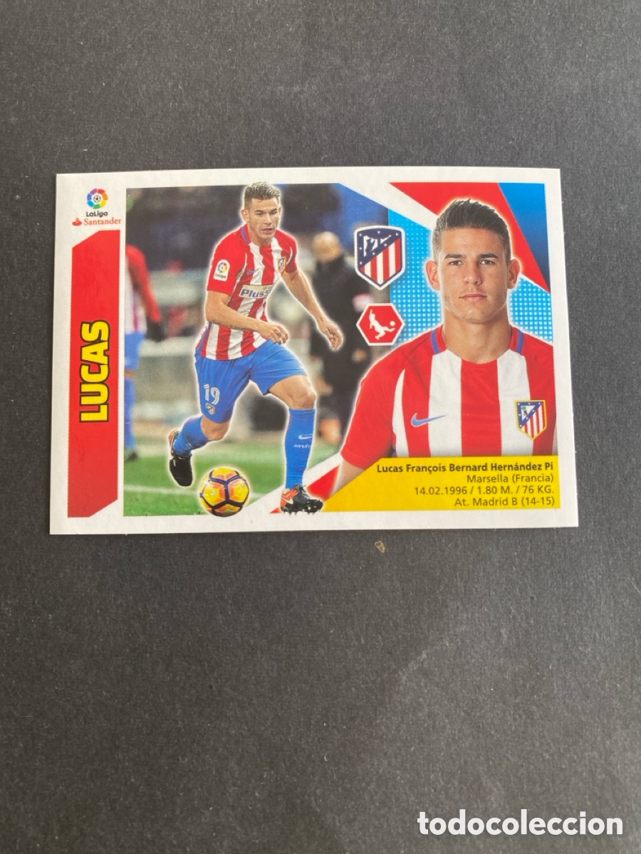 Cromos de f&uacute;tbol: Cromo liga 17/18 Atl&eacute;tico de Madrid N* 7B