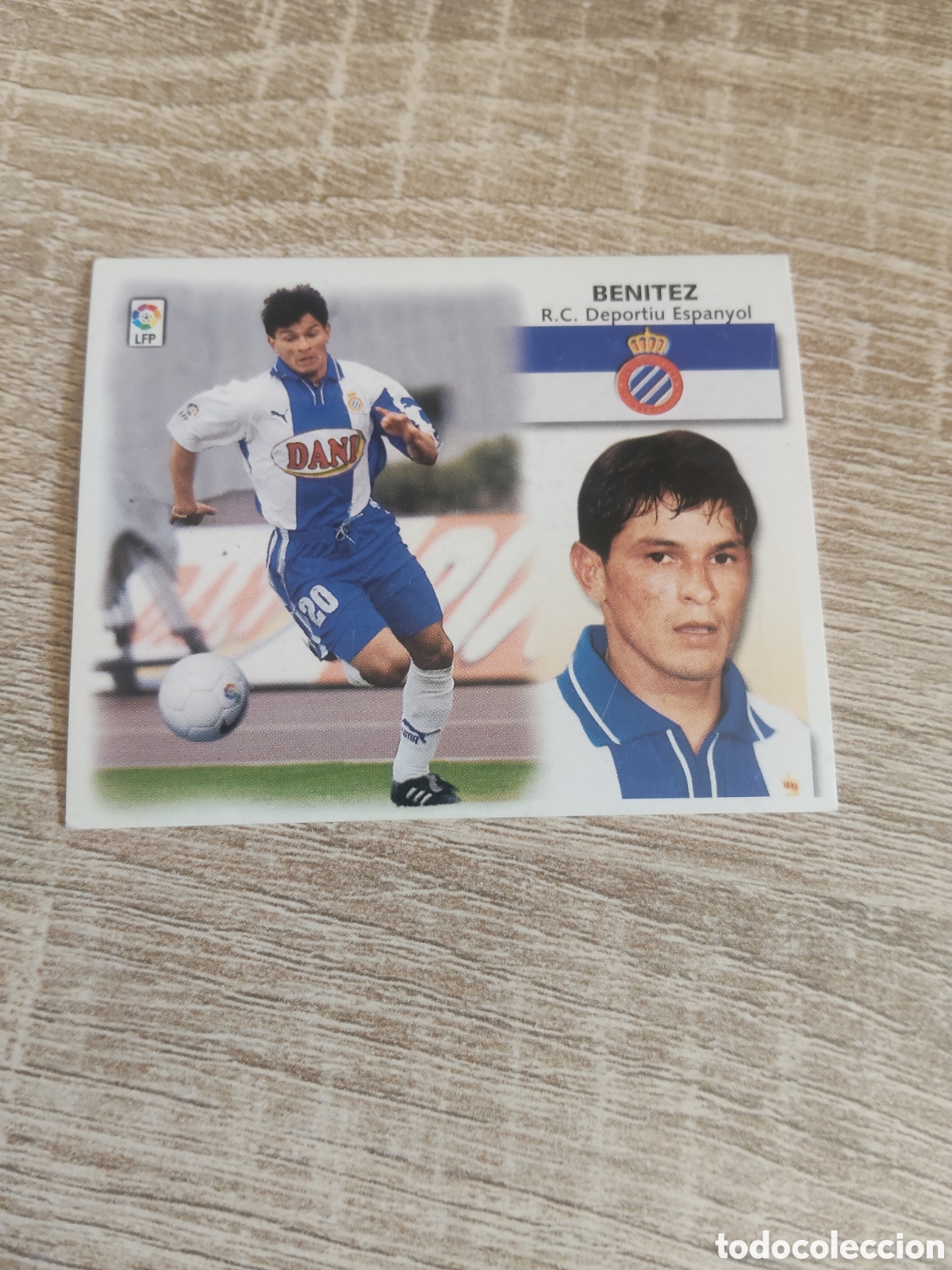 Cromos de f&uacute;tbol: Ben&iacute;tez Espanyol liga 1999 2000 99 00 ediciones este