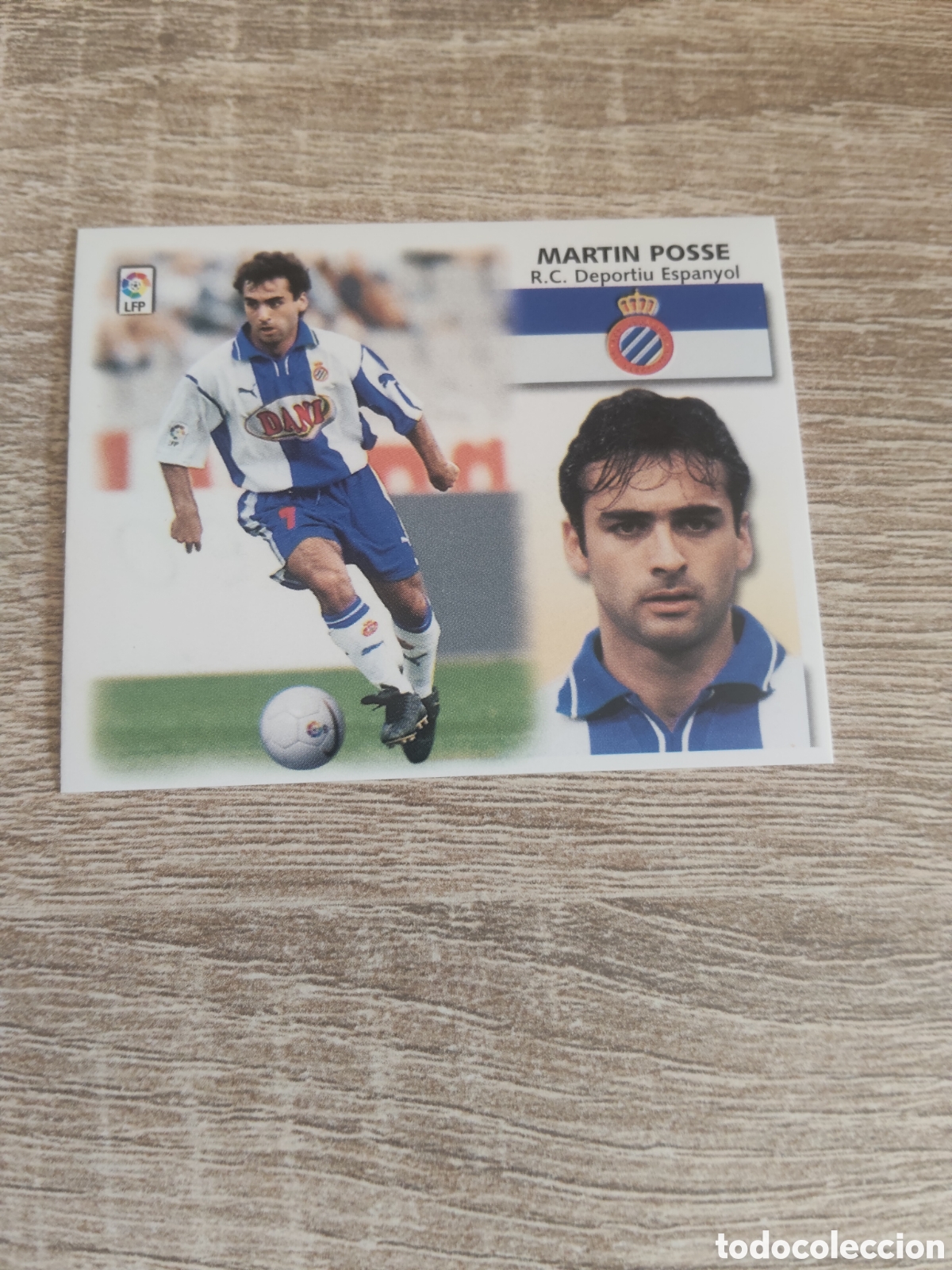 Cromos de f&uacute;tbol: Mart&iacute;n Posse Espanyol liga 1999 2000 99 00 ediciones este