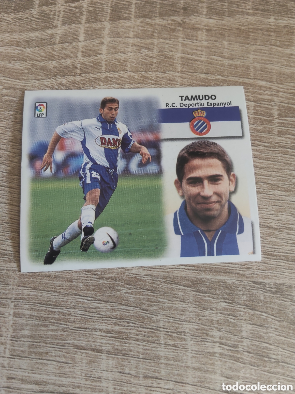 Cromos de f&uacute;tbol: Tamudo Espanyol liga 1999 2000 99 00 ediciones este