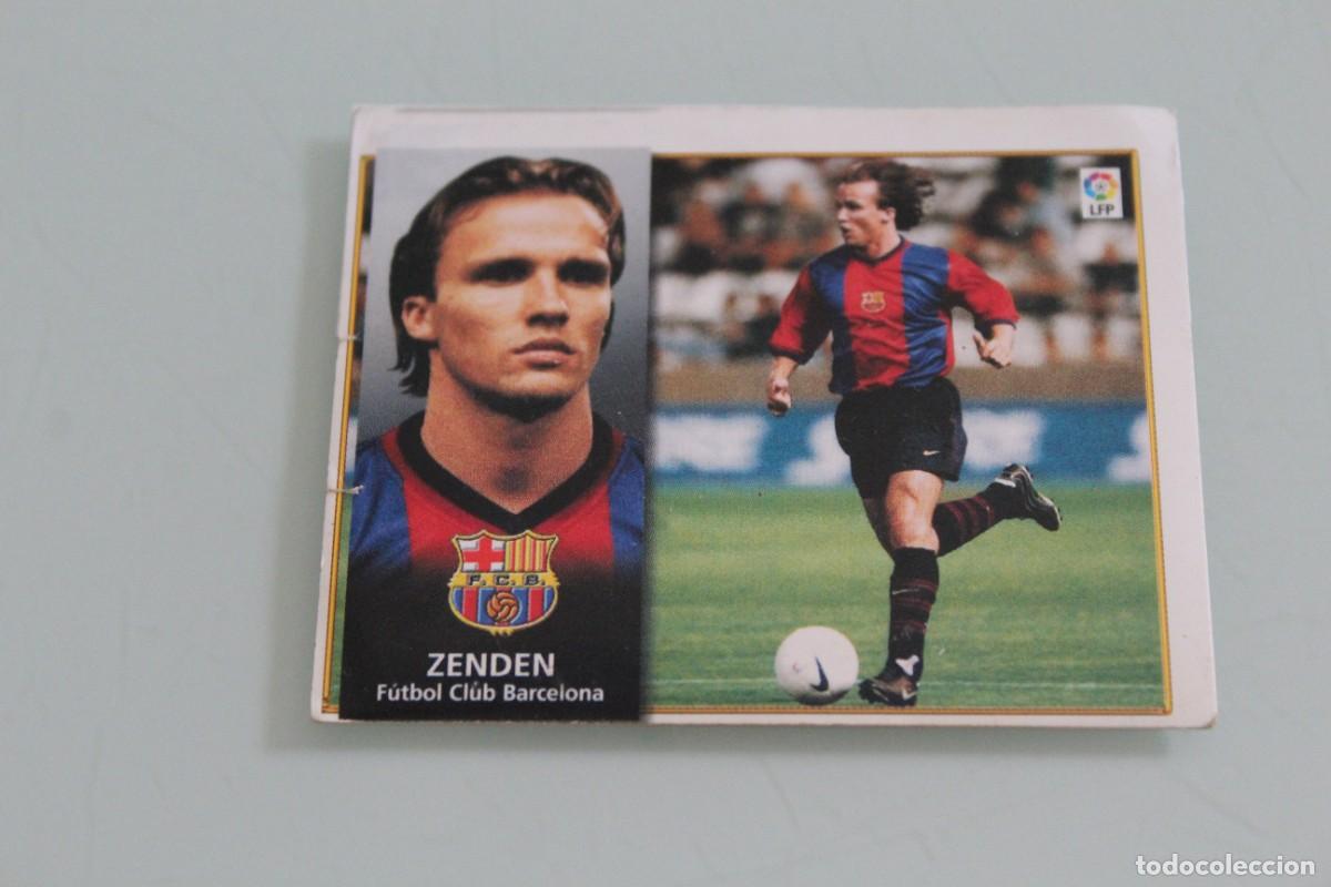 Cromos de f&uacute;tbol: ESTE 98 99 ZENDEN VERSI&Oacute;N 2 ERROR DE CORTE RECUPERADO DE &Aacute;LBUM