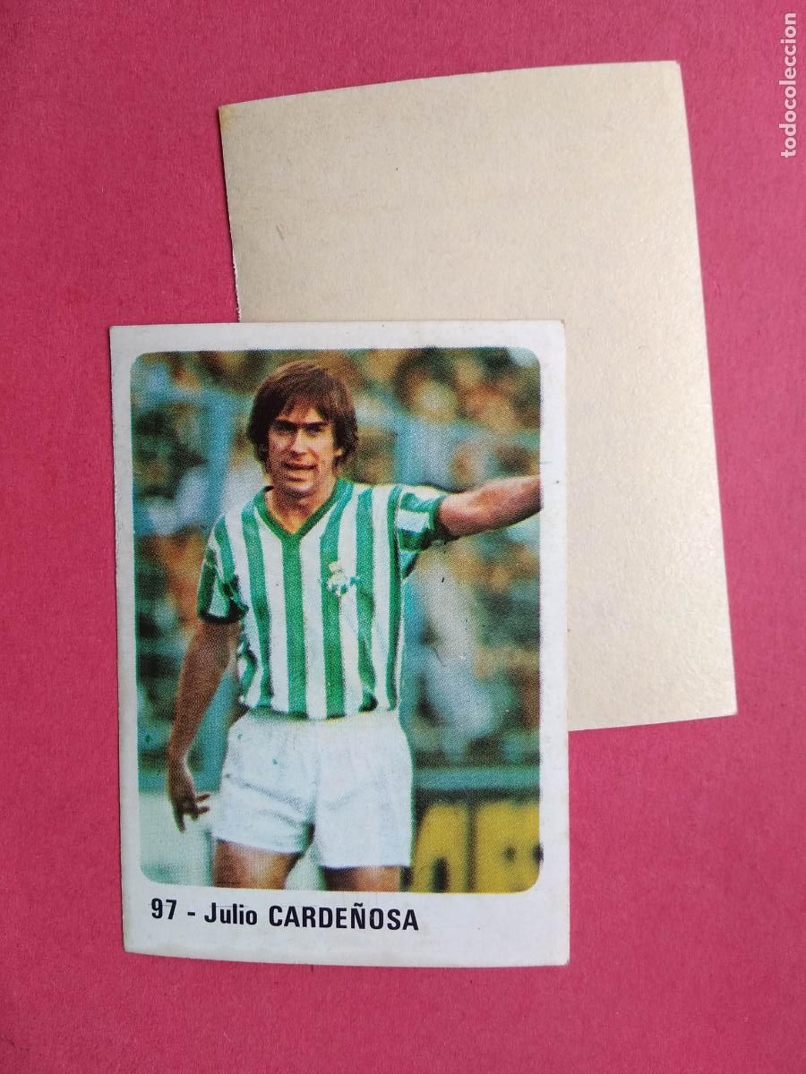 Cromos de f&uacute;tbol: EDITORIAL CROMO CROM PANINI LIGA 80 81 1980 1981 DESPEGADO BETIS N&ordm; 97 CARDE&Ntilde;OSA