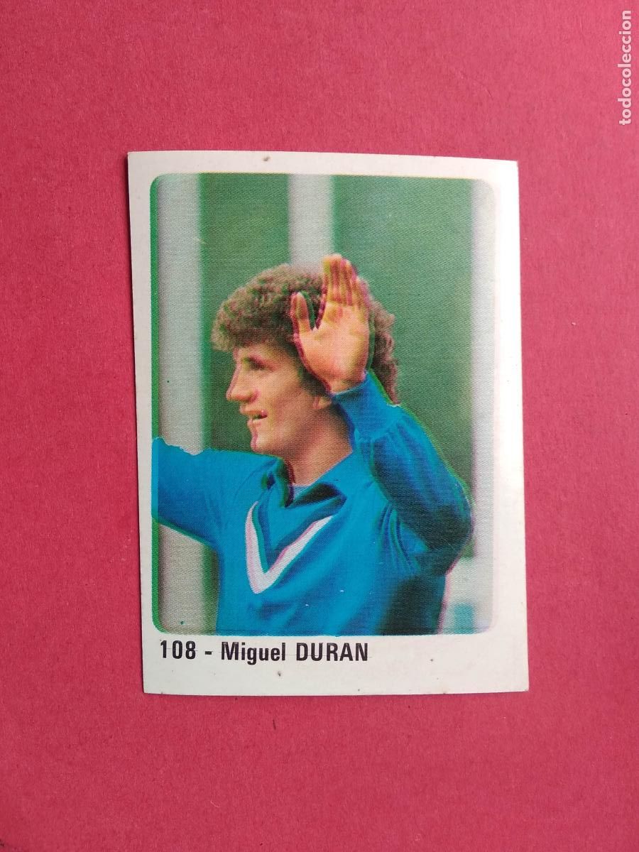 Cartes &agrave; collectionner de Football: EDITORIAL CROMO CROM PANINI LIGA 80 81 1980 1981 DESPEGADO ESPA&Ntilde;OL N&ordm; 108 MIGUEL DURAN