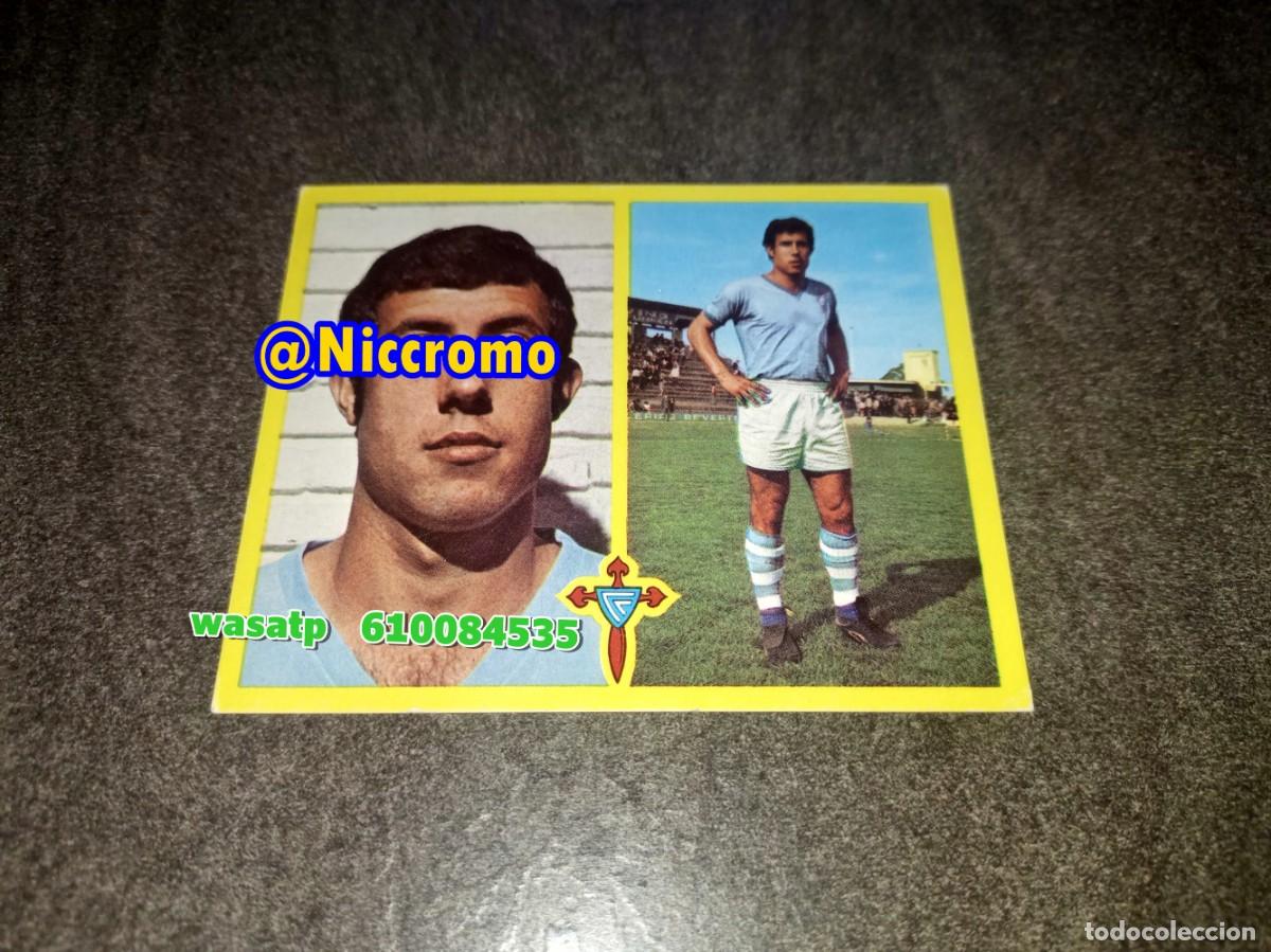 Cromos de f&uacute;tbol: juan real celta liga 1972 1973 nuevo sin pegar ediciones este futbol 72 73 ver fotos niccromo