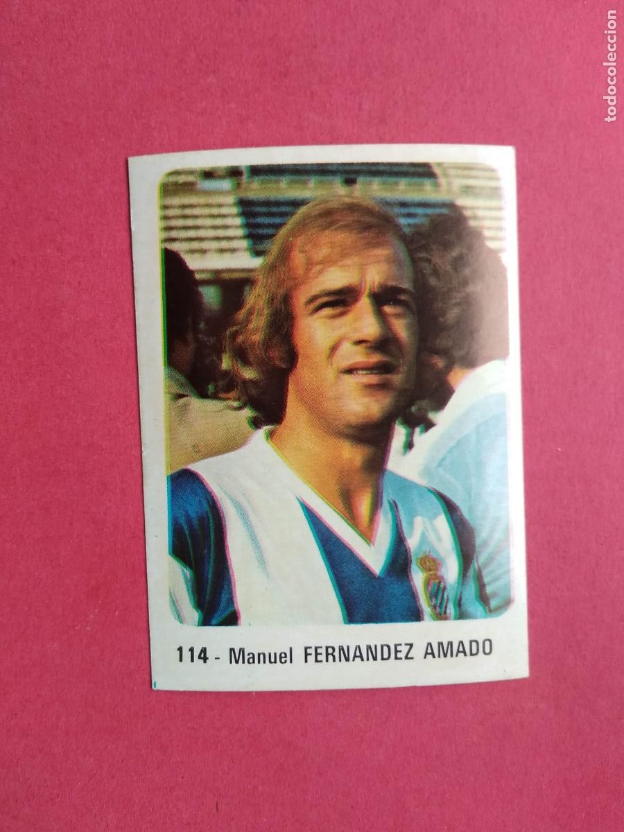 Cartes &agrave; collectionner de Football: EDITORIAL CROMO CROM PANINI LIGA 80 81 1980 1981 DESPEGADO ESPA&Ntilde;OL N&ordm; 114 FERNANDEZ AMADO
