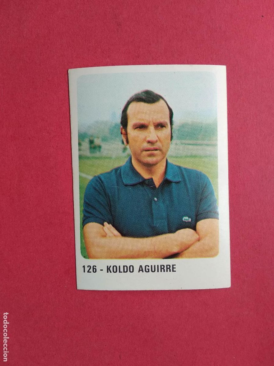 Cromos de f&uacute;tbol: EDITORIAL CROMO CROM PANINI LIGA 80 81 1980 1981 DESPEGADO HERCULES N&ordm; 126 KOLDO AGUIRRE