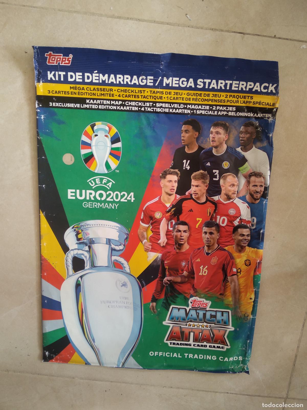 Cromos de f&uacute;tbol: SOBRE GRANDE PARA ALBUM CROMO FUTBOL TOPPS MATCH ATTAX EURO EUROCOPA RODRI CRISTIANO KANE DE BRUYNE