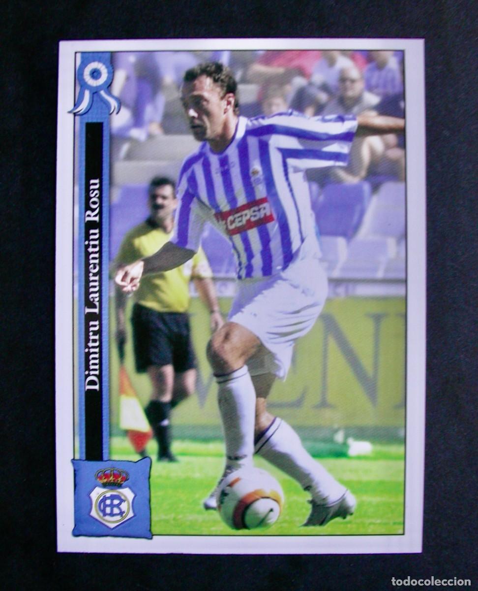 Cromos de f&uacute;tbol: 754 ROSU RECREATIVO / FICHAS DE LA LIGA 2005 2006 05 06 / MUNDICROMO