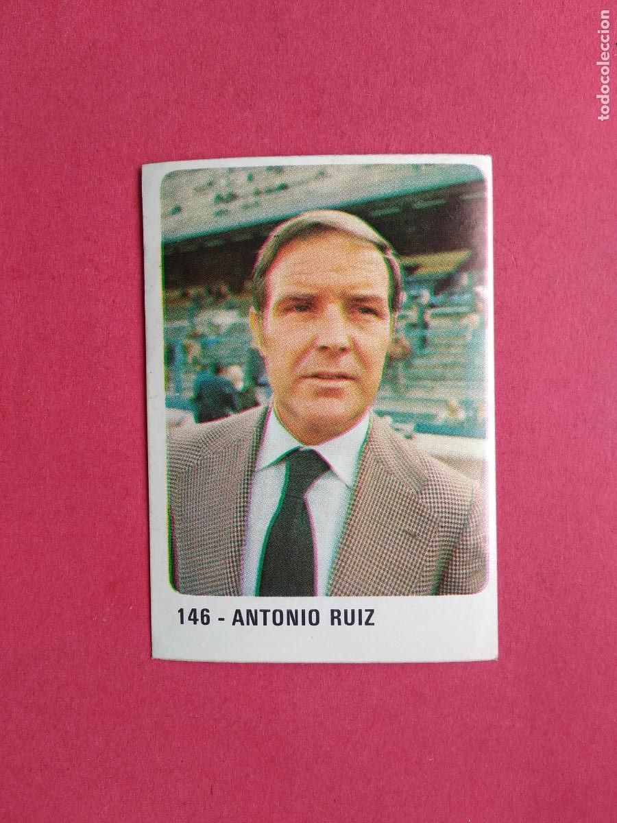 Cromos de f&uacute;tbol: EDITORIAL CROMO CROM PANINI LIGA 80 81 1980 1981 DESPEGADO LAS PALMAS N&ordm; 146 ANTONIO RUIZ