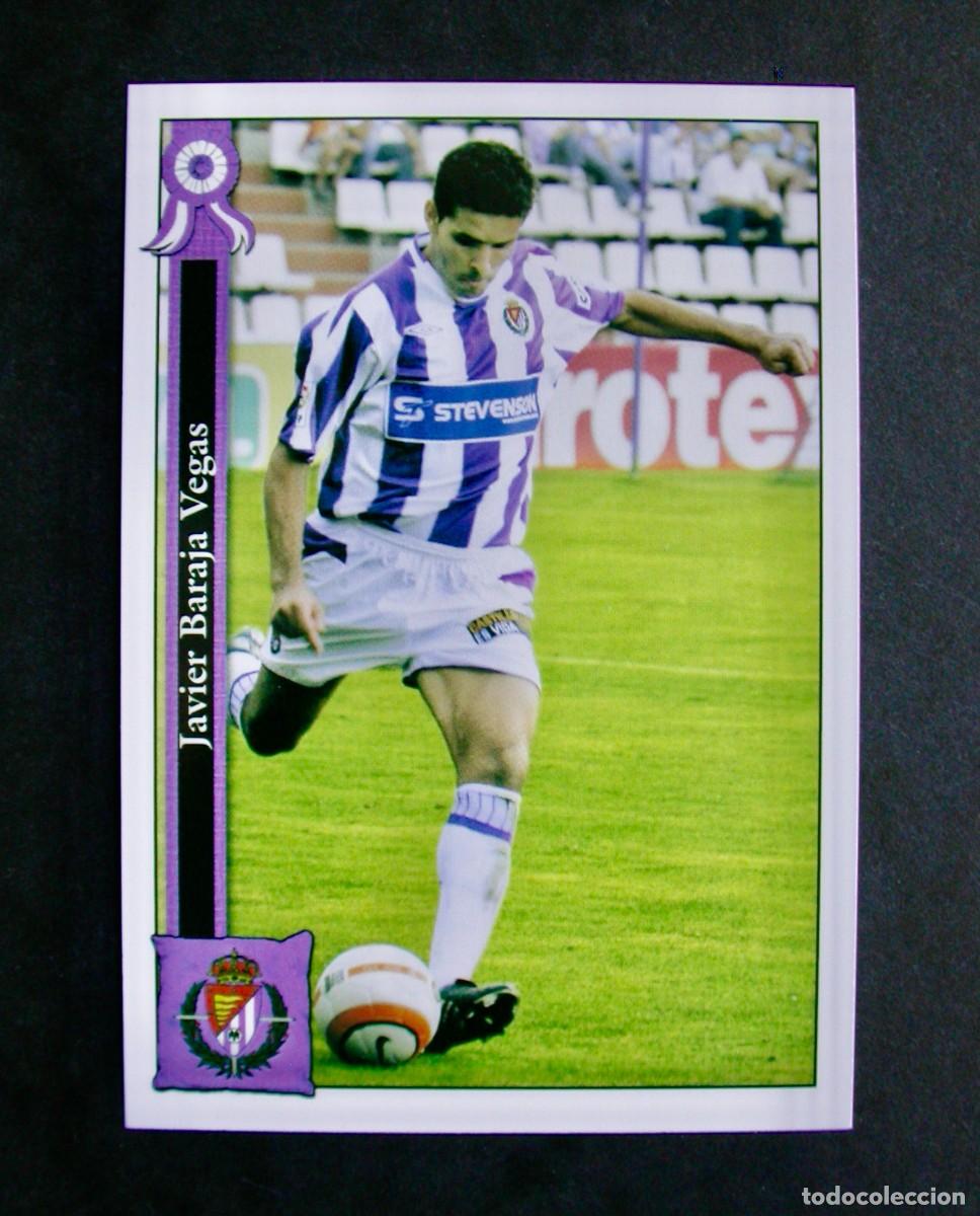 Cromos de f&uacute;tbol: 760 JAVIER BARAJA VALLADOLID / FICHAS DE LA LIGA 2005 2006 05 06 / MUNDICROMO