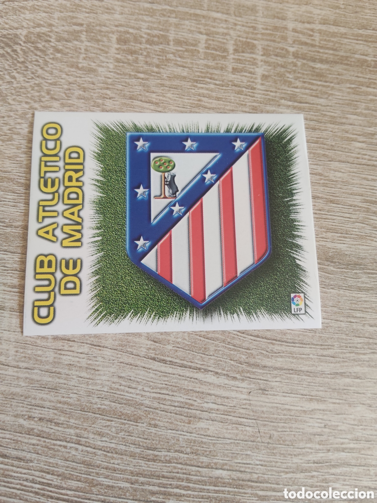 Cromos de f&uacute;tbol: Escudo Atl&eacute;tico de Madrid liga 1999 2000 99 00 ediciones este