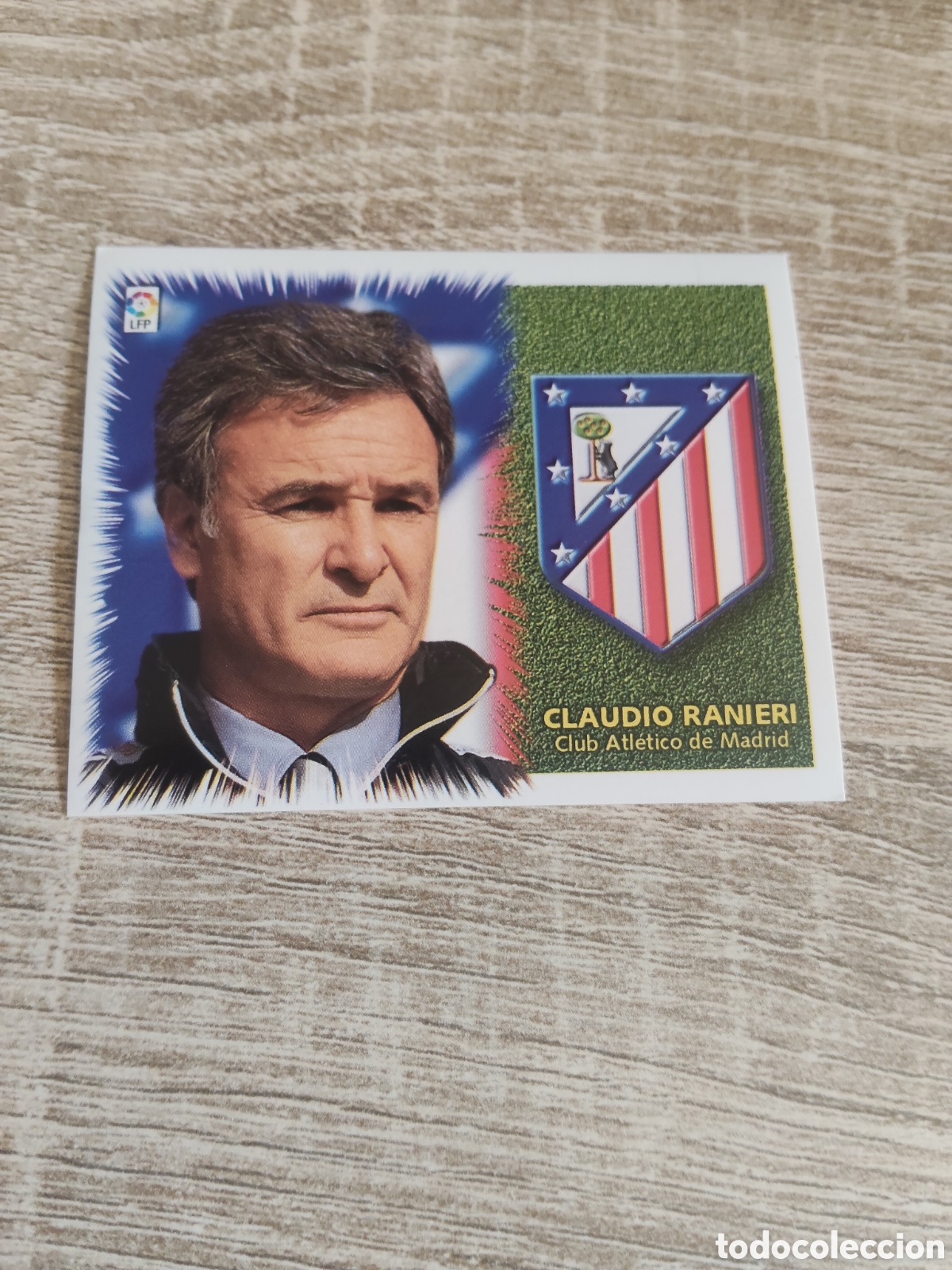 Cromos de f&uacute;tbol: Claudio Ranieri Atl&eacute;tico de Madrid liga 1999 2000 99 00 ediciones este
