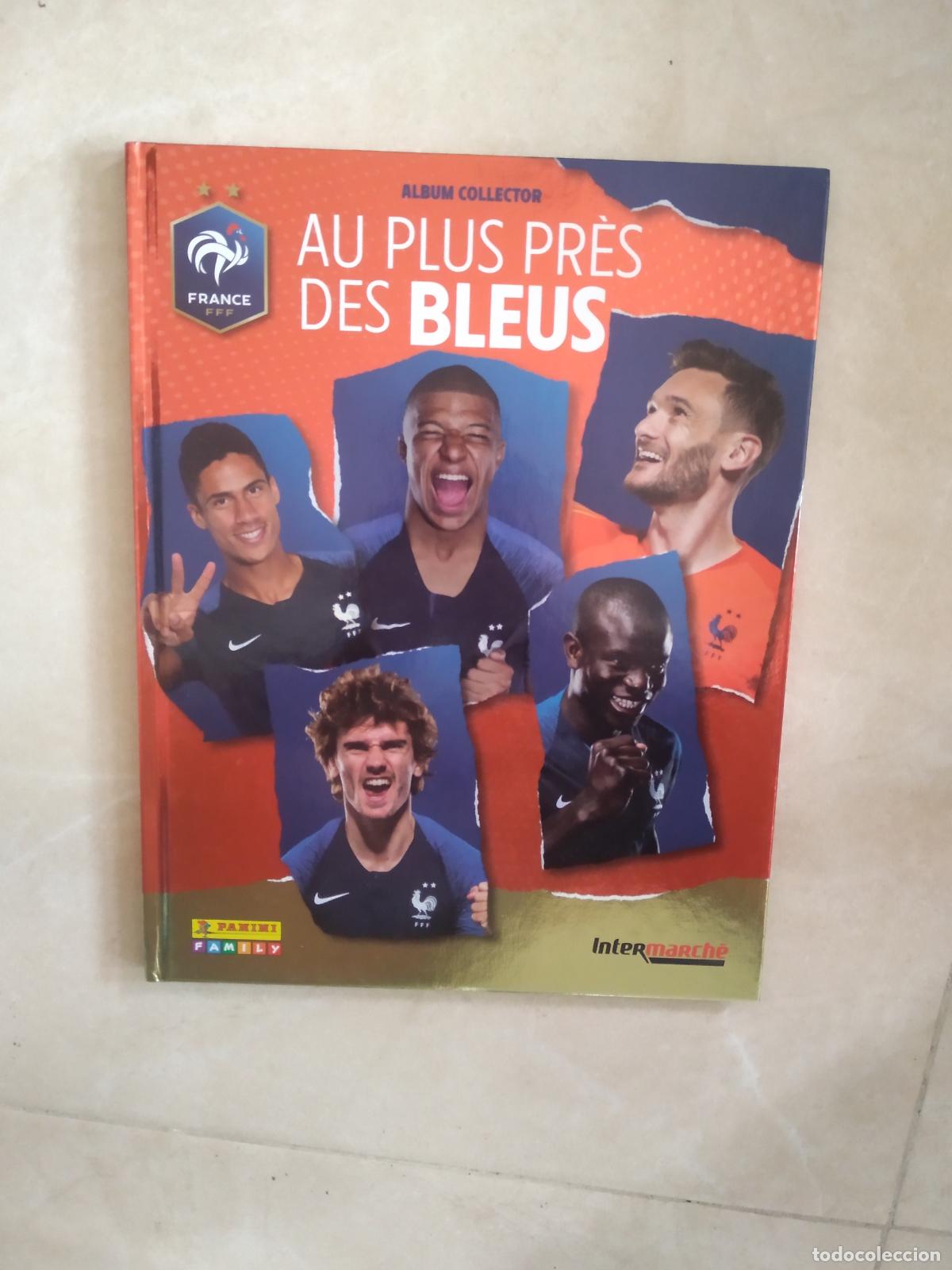 Cromos de f&uacute;tbol: ALBUM VACIO TAPA DURA CROMO FUTBOL PANINI AU PLUS PRES DES BLEUS MBAPPE GRIEZMANN LLORIS KANTE