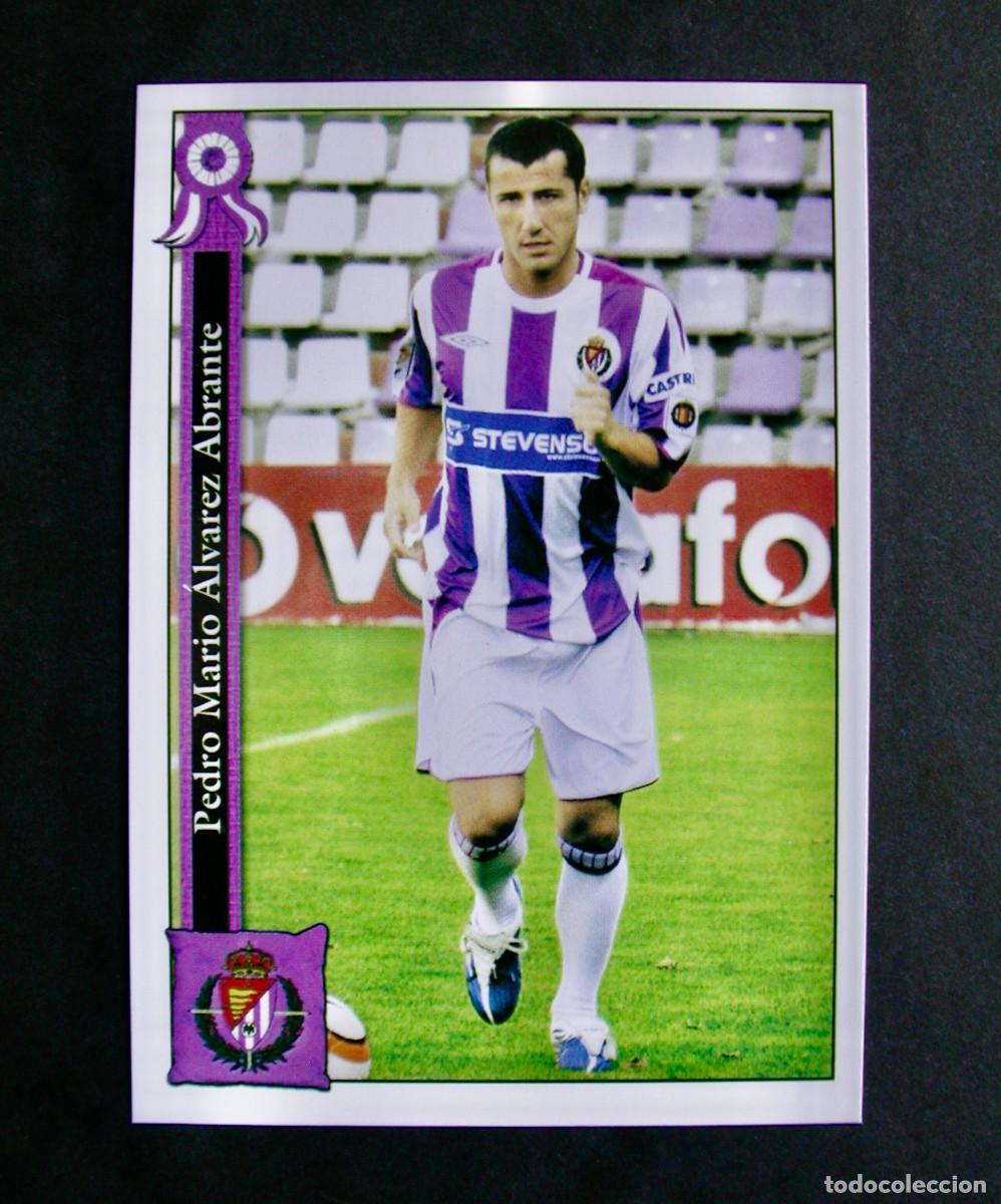 Cromos de f&uacute;tbol: 762 MARIO VALLADOLID / FICHAS DE LA LIGA 2005 2006 05 06 / MUNDICROMO