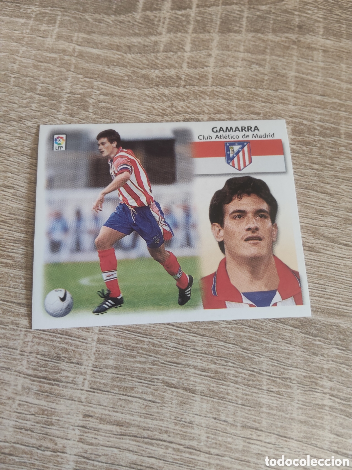 Cromos de f&uacute;tbol: Gamarra Atl&eacute;tico de Madrid liga 1999 2000 99 00 ediciones este