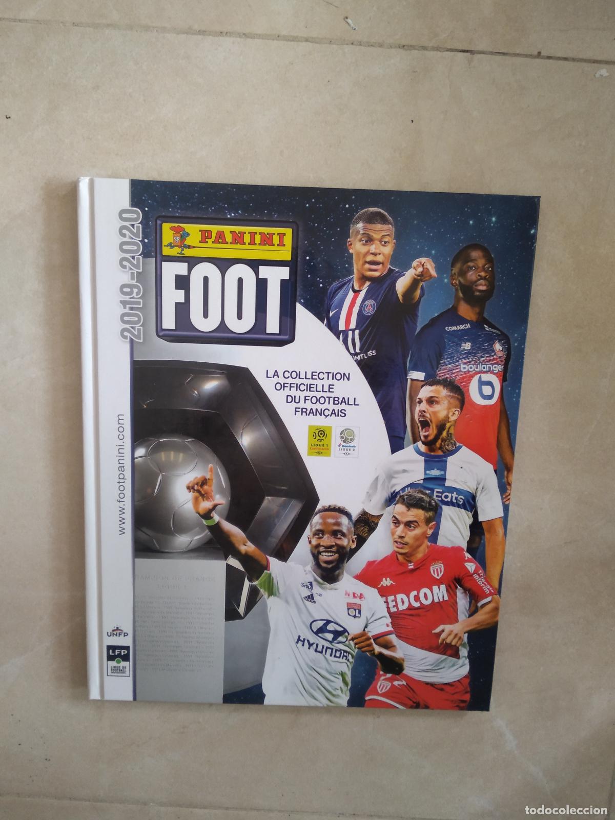 Cromos de f&uacute;tbol: ALBUM VACIO TAPA DURA CROMO FUTBOL PANINI FOOT LIGUE 1 19-20 LIGA FRANCIA 2019-2020 MBAPPE