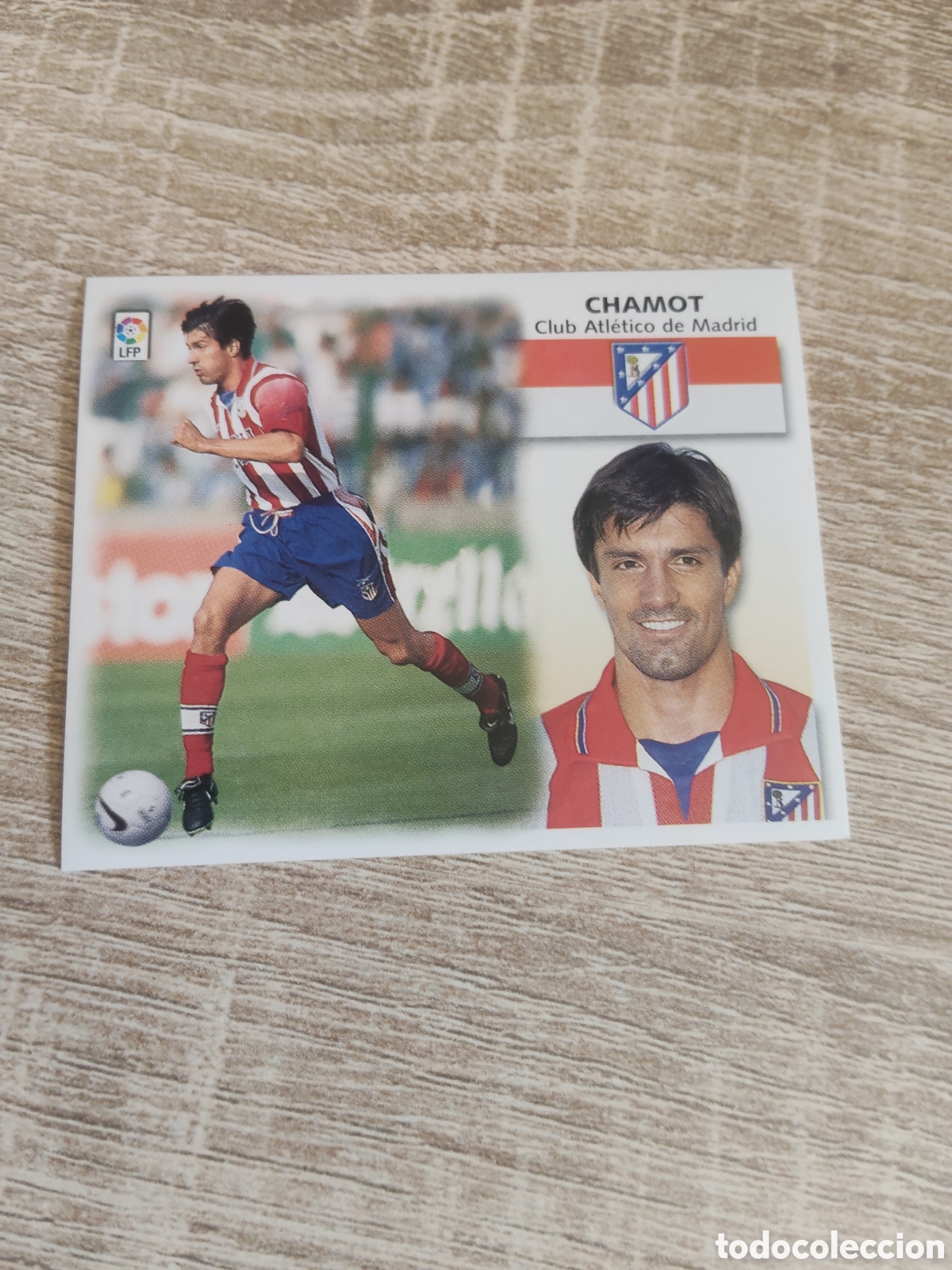Cromos de f&uacute;tbol: Chamot Atl&eacute;tico de Madrid liga 1999 2000 99 00 ediciones este