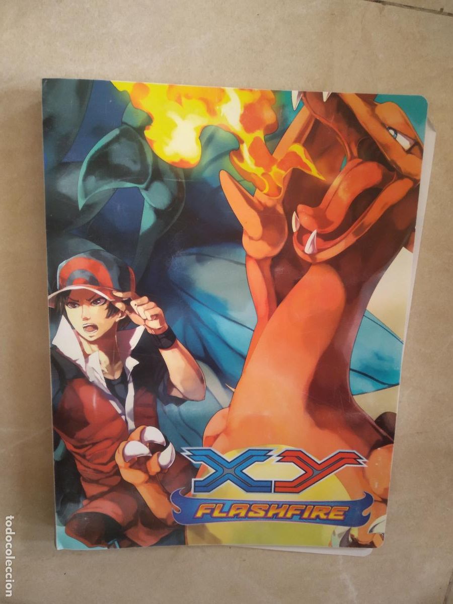 Cromos de f&uacute;tbol: ALBUM VACIO CROMO POKEMON FLASHFIRE