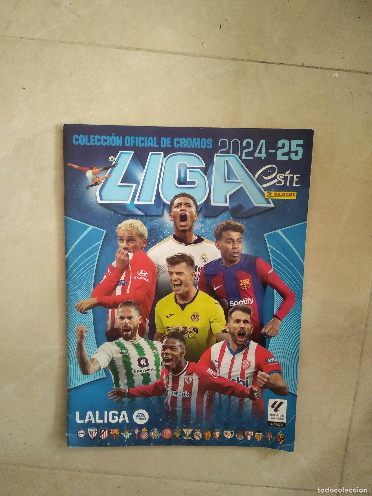 Cromos de f&uacute;tbol: ALBUM VACIO OBSEQUIO CROMO FUTBOL LIGA 24-25 2024-2025 LAMINE YAMAL GRIEZMANN ISCO STUANI WILLIAMS