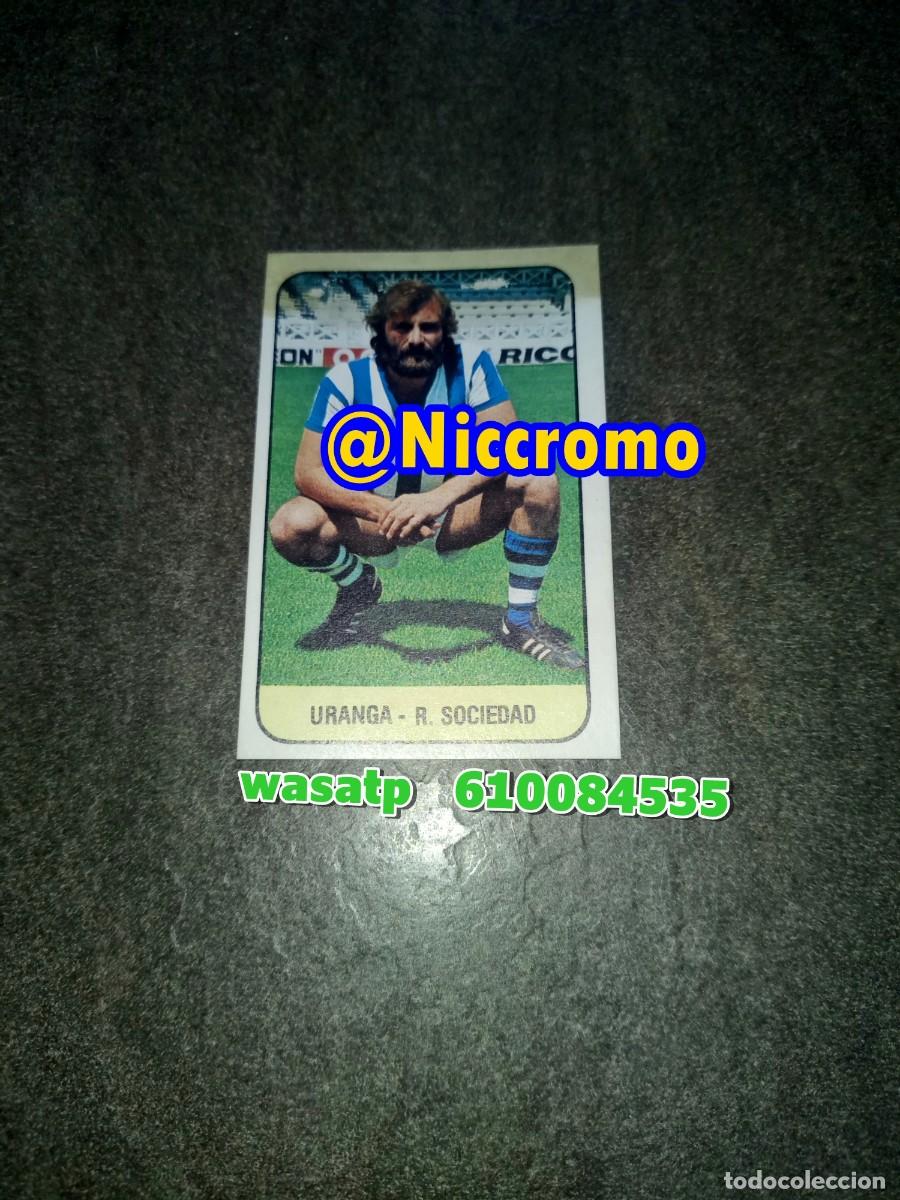 Cromos de f&uacute;tbol: uranga real sociedad 1978 1979 nuevo sin pegar tiene se&ntilde;al tira celo liga futbol 97 98 niccromo
