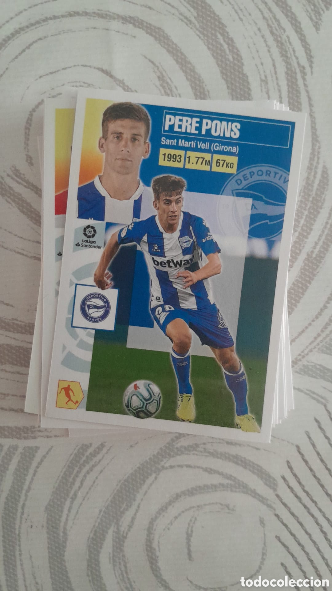 Fu&szlig;ball-Sticker: Lote liga este 20-21