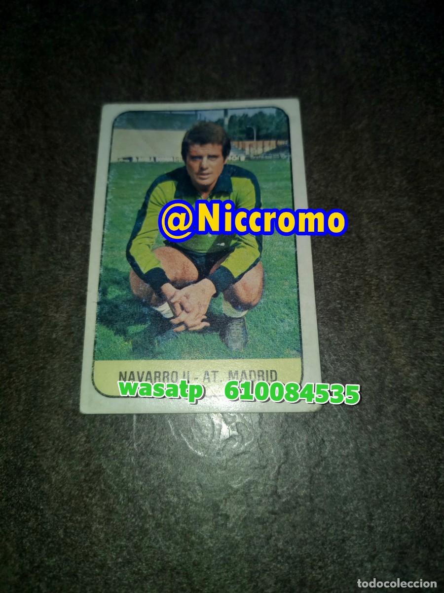 Cromos de f&uacute;tbol: navarro II at madrid 1978 1979 nuevo sin pegar liga futbol 97 98 niccromo