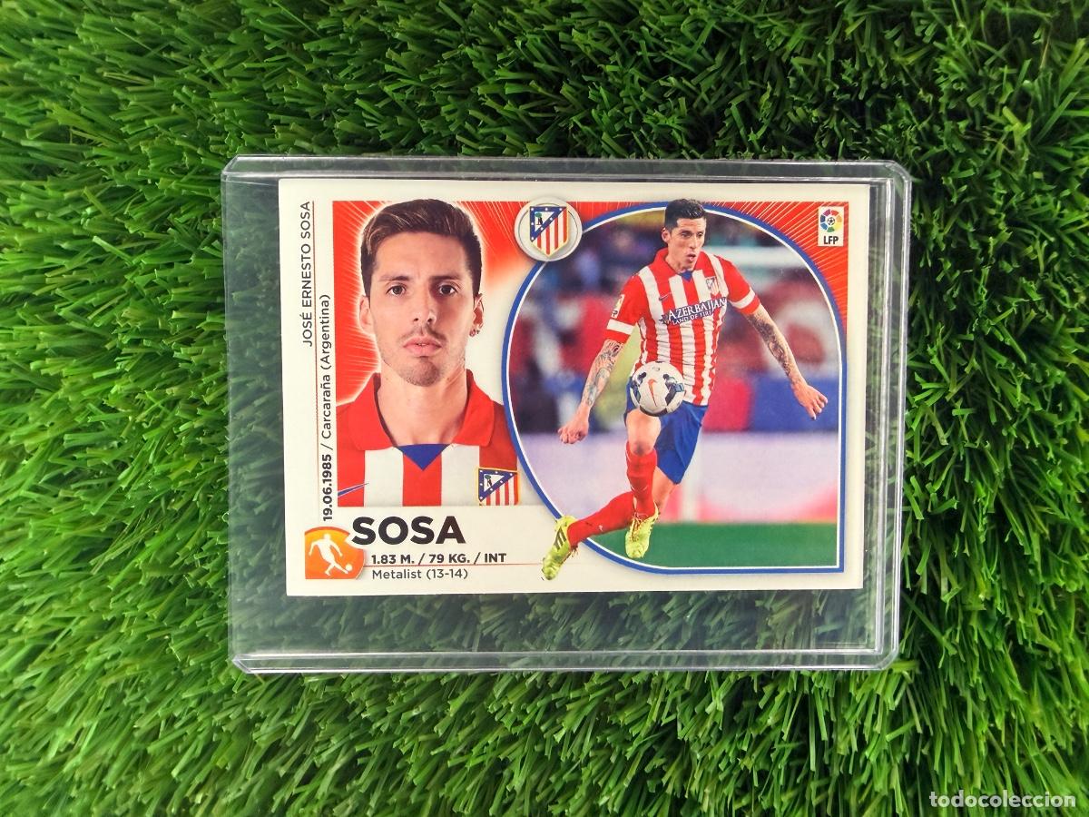 Cromos de f&uacute;tbol: N&ordm; 12 Sosa Atl&eacute;tico de Madrid Liga Este 14 15