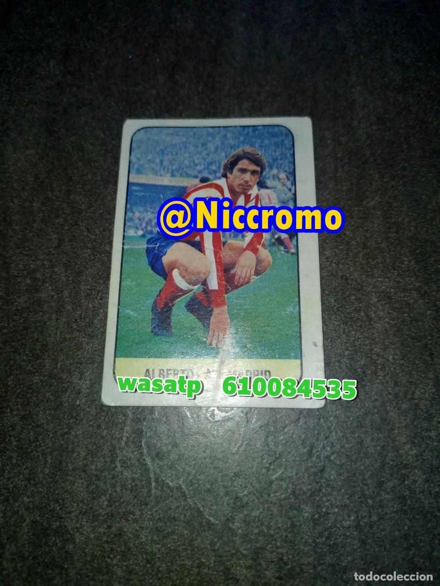 Cromos de f&uacute;tbol: alberto at madrid 1978 1979 sin pegar liga futbol 78 79 niccromo