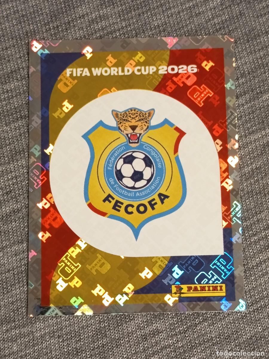 Cromos de f&uacute;tbol: ESCUDO REPUBLICA DEL CONGO COD 1 STICKER MUNDIAL 2026 PANINI FIFA WORLD CUP NUEVO