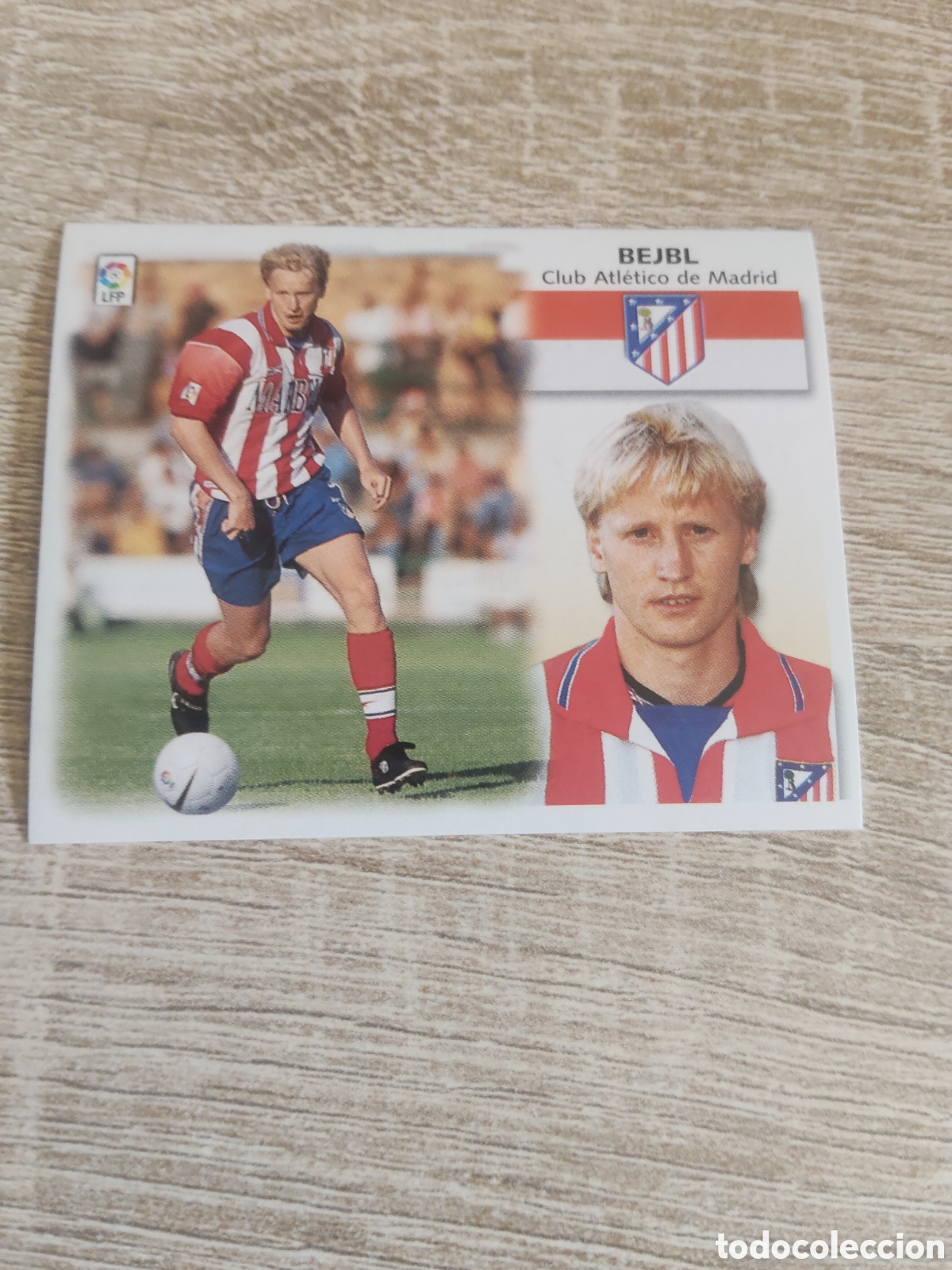 Cromos de f&uacute;tbol: Bejbl Atl&eacute;tico de Madrid liga 1999 2000 99 00 ediciones este