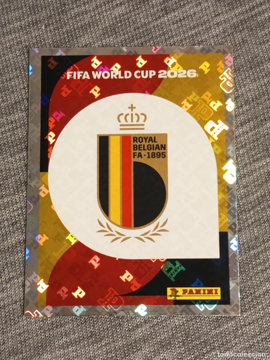 Cromos de f&uacute;tbol: ESCUDO BELGICA BEL 1 STICKER MUNDIAL 2026 PANINI FIFA WORLD CUP NUEVO
