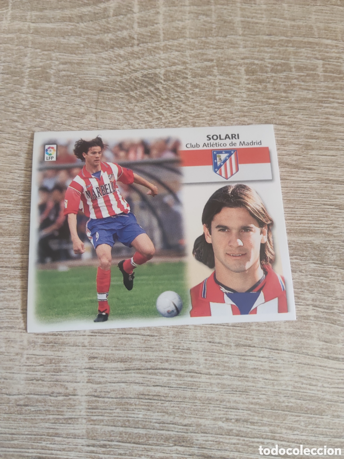 Cromos de f&uacute;tbol: Solari Atl&eacute;tico de Madrid liga 1999 2000 99 00 ediciones este